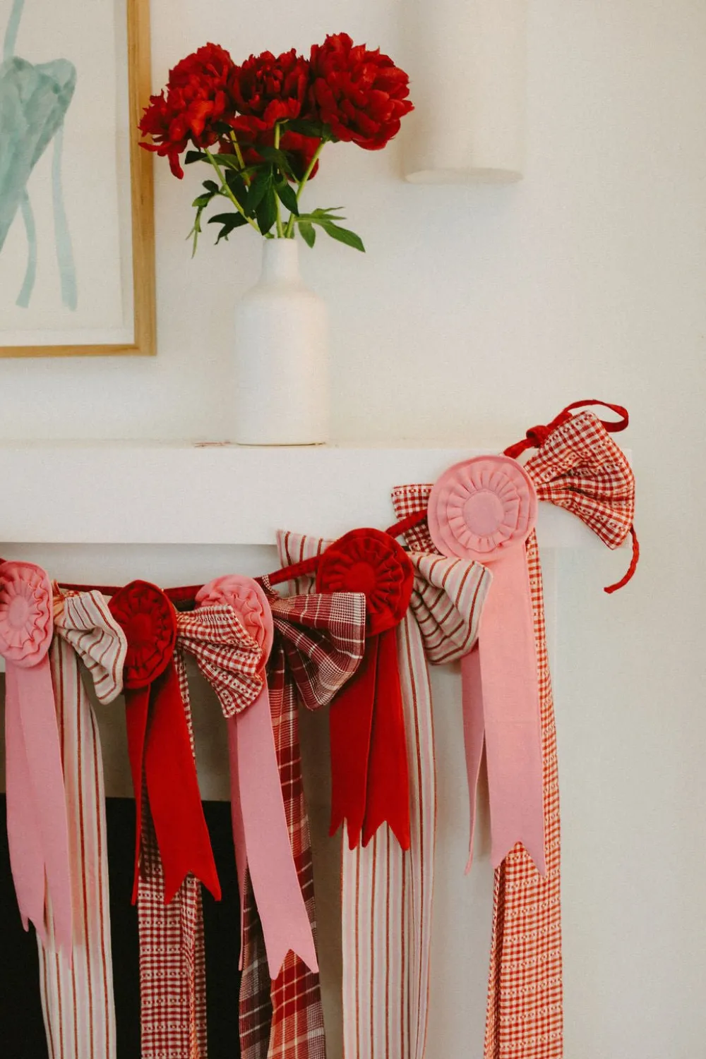 Sale Heather Taylor Home Rosehill Plaid Fabric Bow