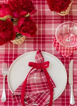 Online Heather Taylor Home Rosehill Plaid Napkins