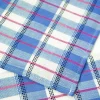 Best Archive New York San Andres Gingham Blue & White Table Runner