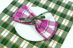Discount Archive New York San Andres Gingham Forest & White Placemat