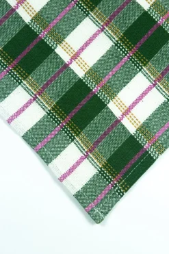Clearance Archive New York San Andres Gingham Forest & White Napkins