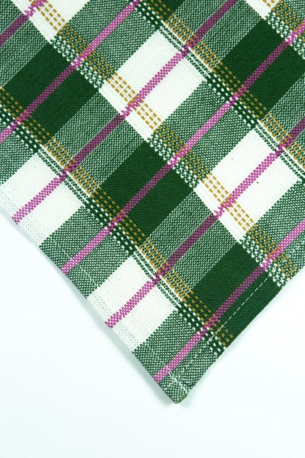 Clearance Archive New York San Andres Gingham Forest & White Napkins