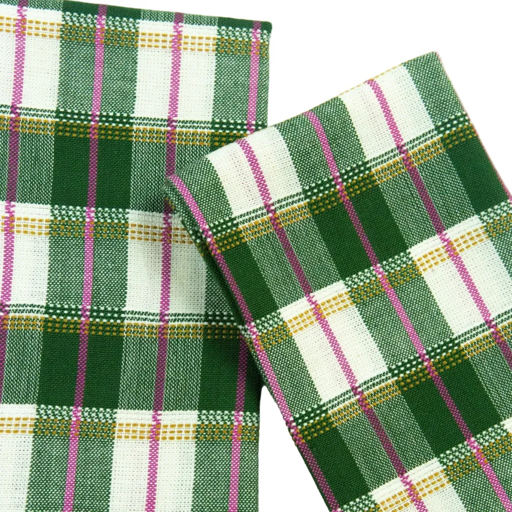 Clearance Archive New York San Andres Gingham Forest & White Napkins