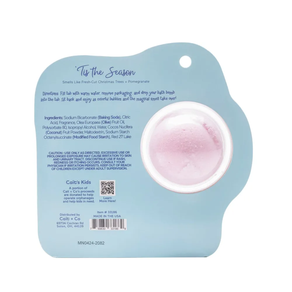 Hot Cait + Co Santa Claus Clamshell Bath Bomb
