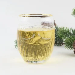 Best 8 Oak Lane Santa Drinking Glass Cup