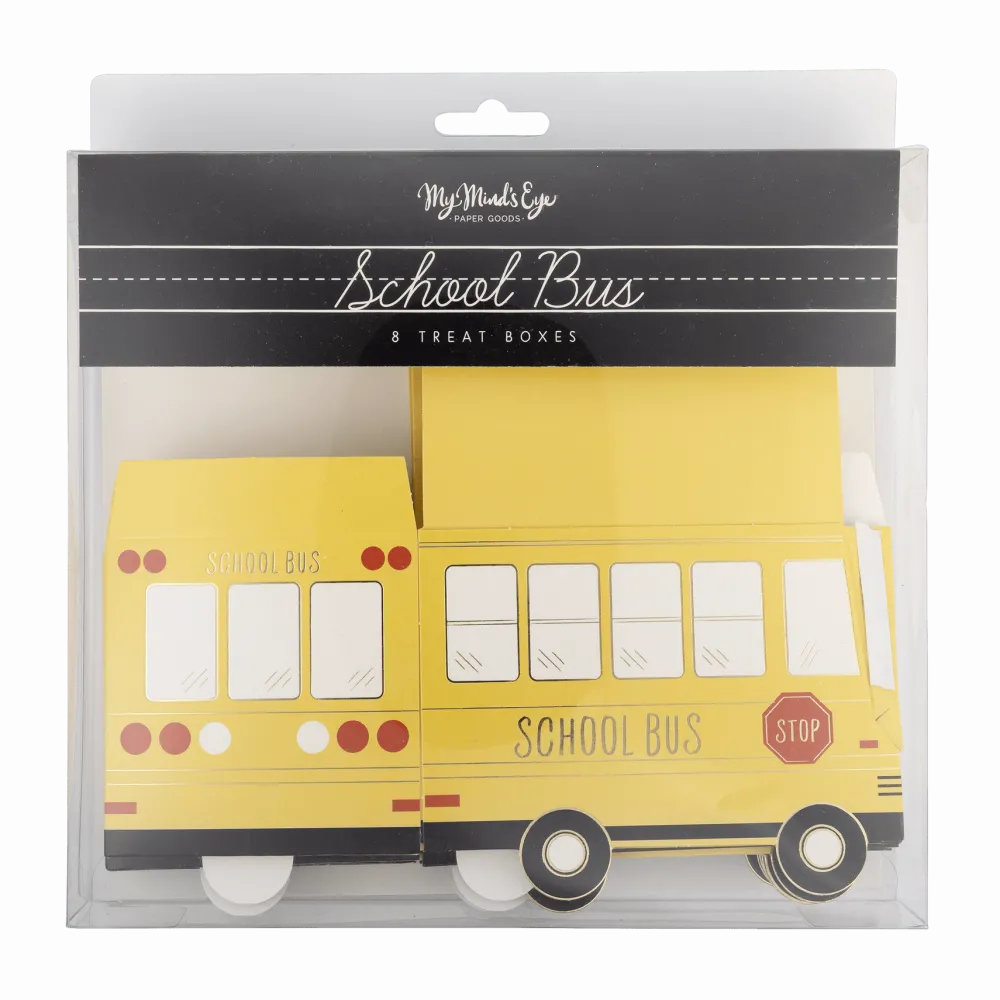 New My Mind’s Eye School Bus Treat Boxes