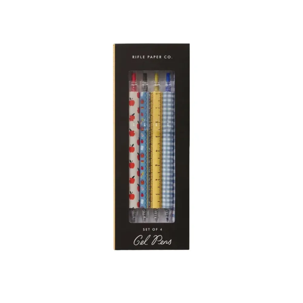 Hot Rifle Paper Co. Schoolhouse Gel Pen Set