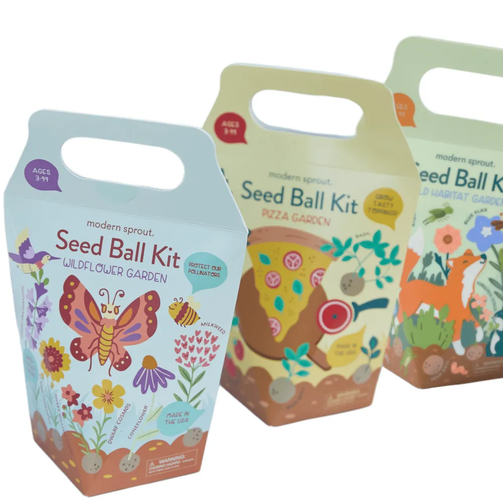 New Modern Sprout Seed Ball Kit