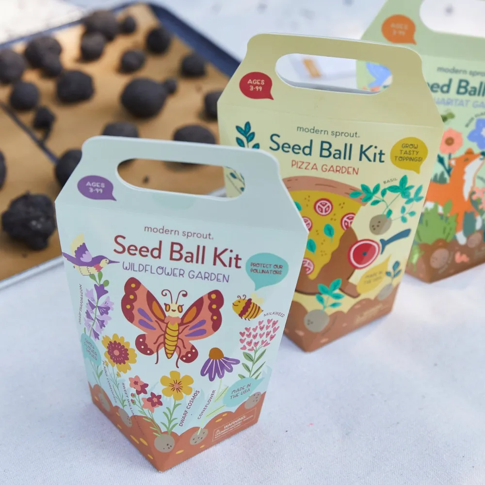 New Modern Sprout Seed Ball Kit