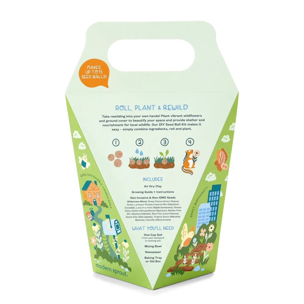 New Modern Sprout Seed Ball Kit