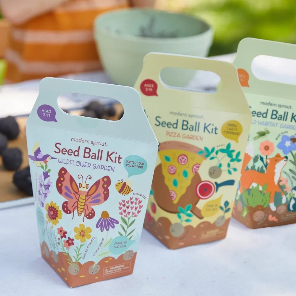 New Modern Sprout Seed Ball Kit