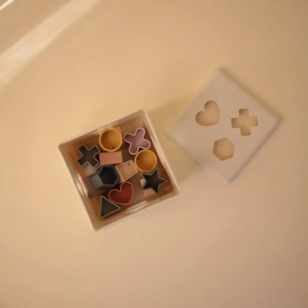 Best Mushie Shape Sorting Box Toy