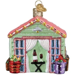 Hot Old World Christmas She Shed Ornament