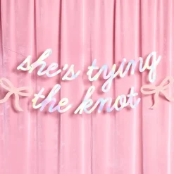 Best xo, Fetti She's Tying the Knot Banner