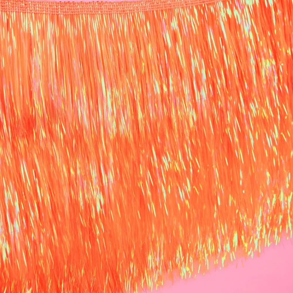 Outlet xo, Fetti Showgirl Orange Fringe Banner