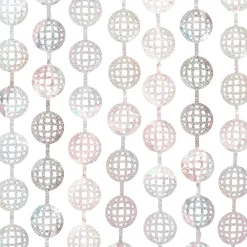 New xo, Fetti Silver Disco Ball Curtain Backdrop