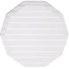 Bonjour Fete Silver Large Stripe Plates