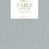Best Caspari Silver Paper Linen Like Table Cover