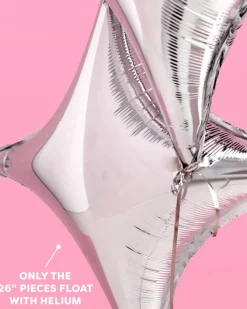 Sale xo, Fetti Silver Sparkle Foil Balloon Set