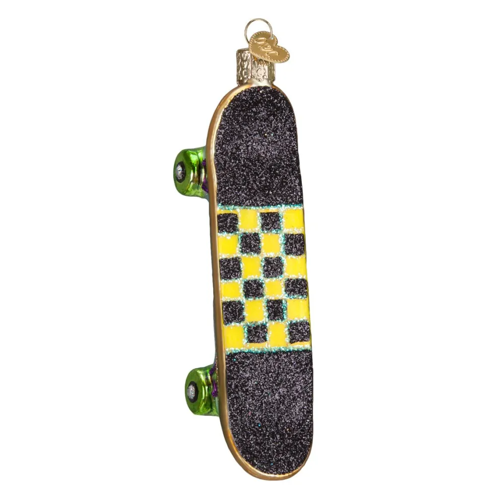 Sale Old World Christmas Skateboard Ornament