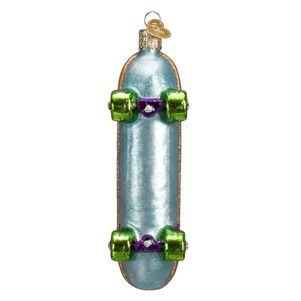 Sale Old World Christmas Skateboard Ornament