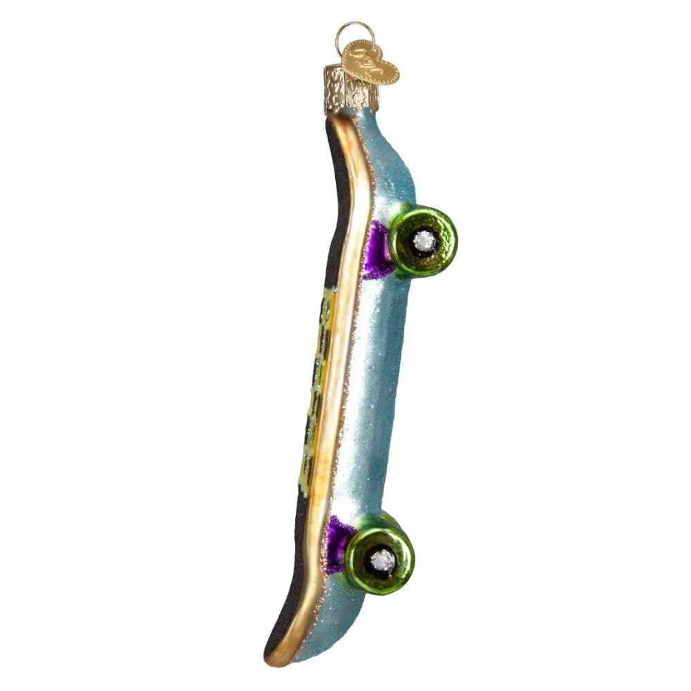 Sale Old World Christmas Skateboard Ornament