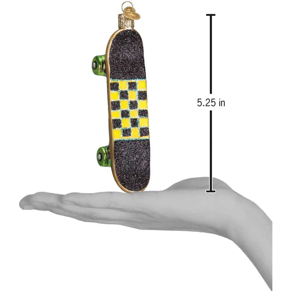 Sale Old World Christmas Skateboard Ornament