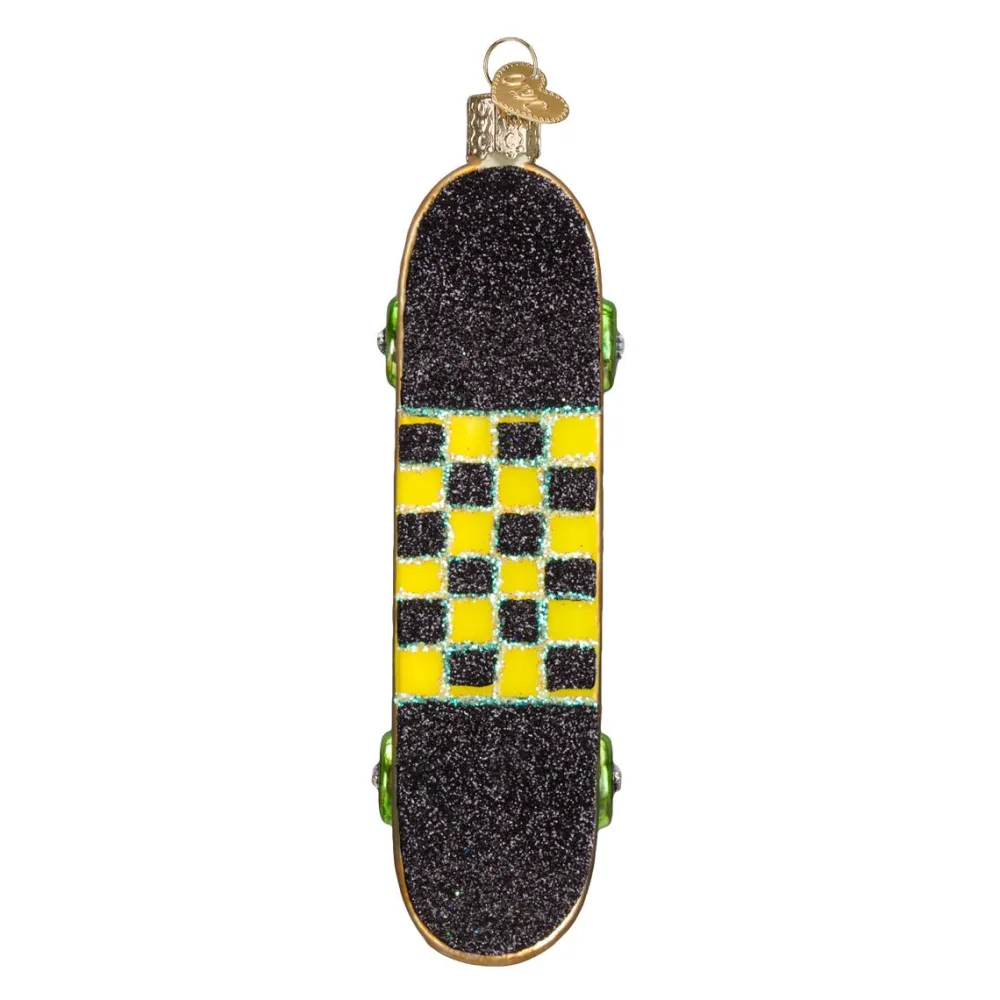 Sale Old World Christmas Skateboard Ornament