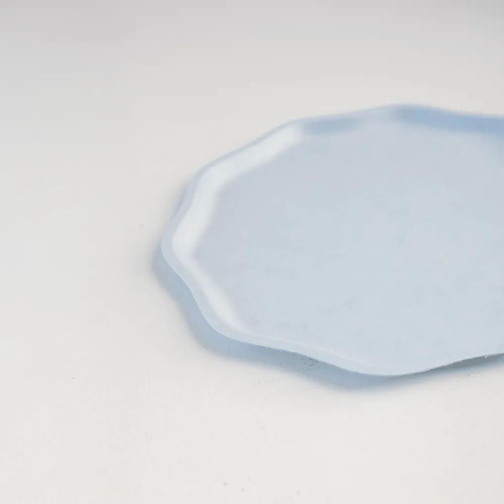 Hot Bonjour Fete Sky Blue Compostable Dinner Plates