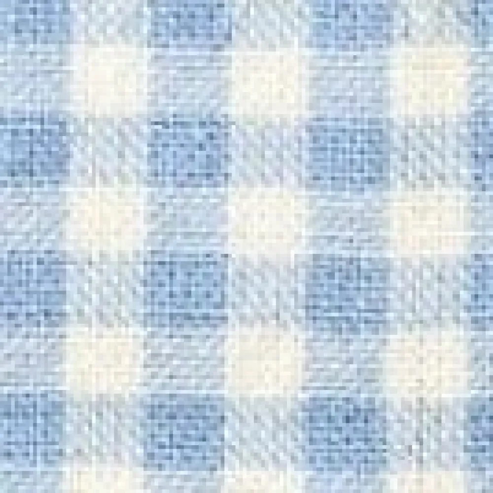 The Foggy Dog Sky Blue Gingham Dog Collar