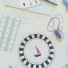 Best Bonjour Fete Sky Blue Gingham Party Hats
