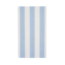 New Bonjour Fete Sky Blue Signature Cabana Stripe Guest Towels