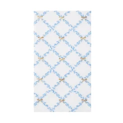 Sale Bonjour Fete Sky Blue Trellis Guest Towels