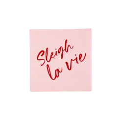 New Bonjour Fete Sleigh La Vie Cocktail Napkins