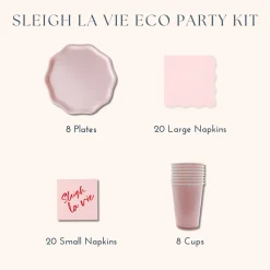 Sale Bonjour Fete Sleigh La Vie Eco Party Kit