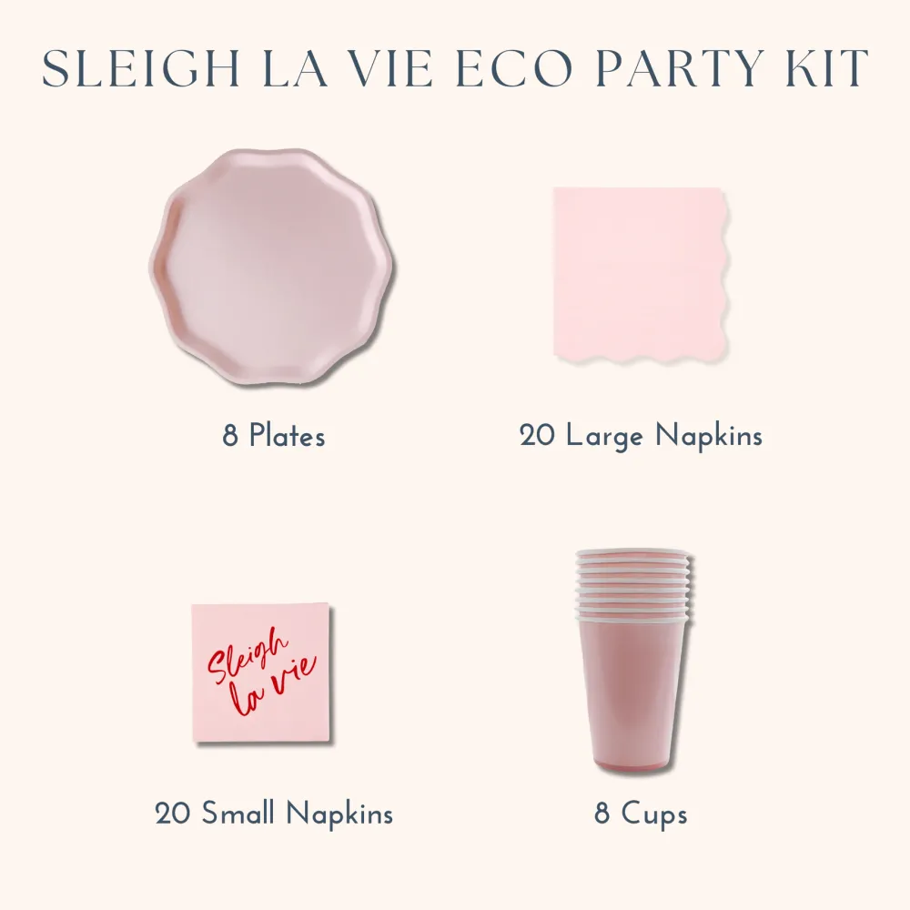 Sale Bonjour Fete Sleigh La Vie Eco Party Kit