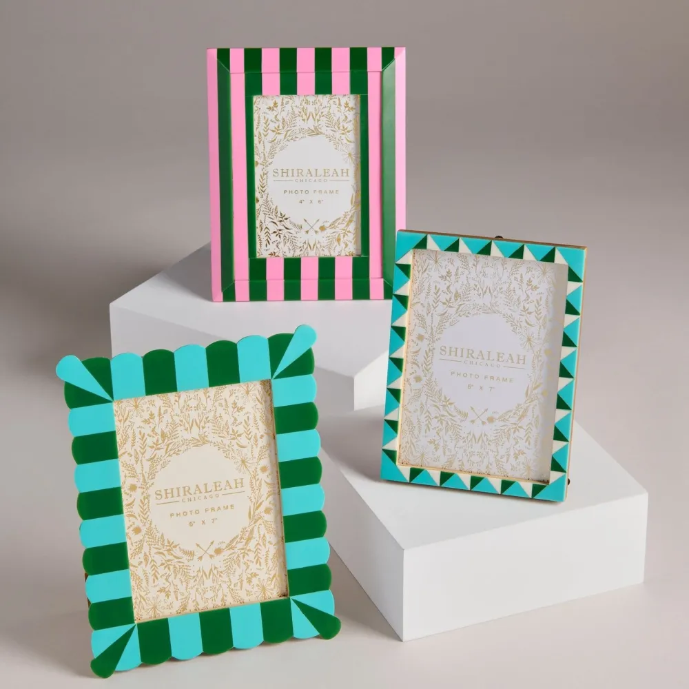 New Shiraleah Retail Small Cut Edge Picture Frame