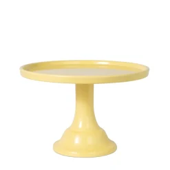 Discount Joyeux Company Small Daisy Yellow Melamine Cake Stand