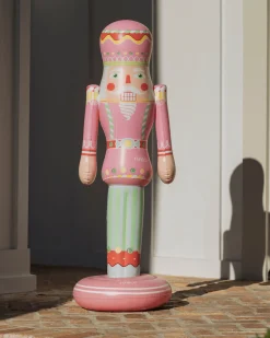 Online Funboy Small Inflatable Pink Nutcracker
