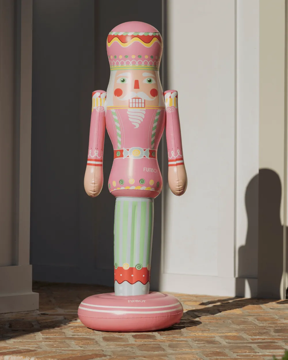 Online Funboy Small Inflatable Pink Nutcracker