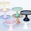 New Joyeux Company Small Lilac Purple Melamine Cake Stand