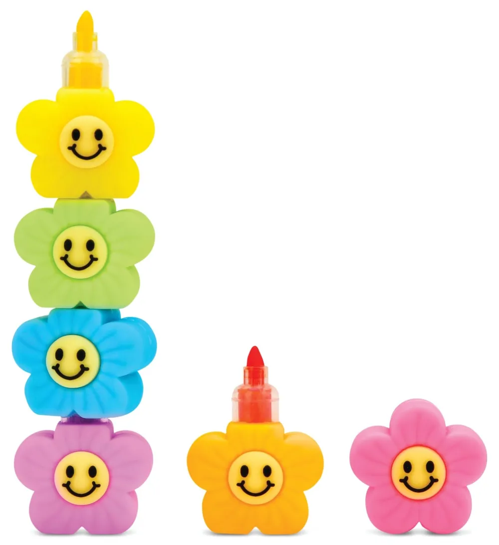 Clearance Iscream Smile Flower Stackable Highlighters