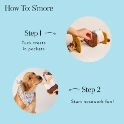 Hot The Foggy Dog S’more Interactive Snuffle Dog Toy