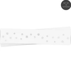 Clearance Flash Tattoos Snowflake Freckles Temporary Tattoos