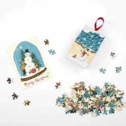 Sale Chronicle Books Snow Globe Puzzle Ornament