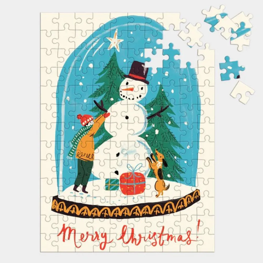 Sale Chronicle Books Snow Globe Puzzle Ornament