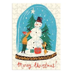 Sale Chronicle Books Snow Globe Puzzle Ornament