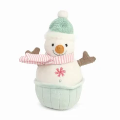 MON AMI Snowman Cupcake Baby Chime Toy by