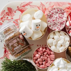 New Two's Company Snowman Marshmallow Candy Gift Bag