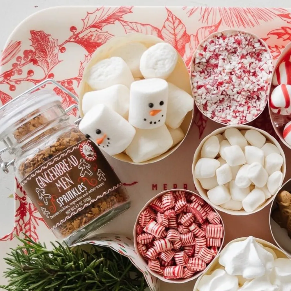 New Two's Company Snowman Marshmallow Candy Gift Bag